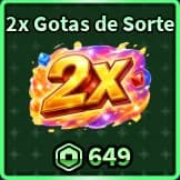 2x Gotas de sorte