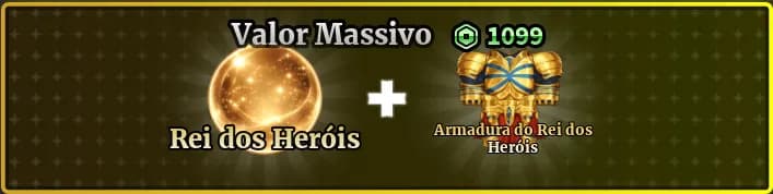 Rei dos Heróis+Armadura do Rei dos Heróis